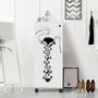 Hanah Home Zapatero Blanco 50x127x38cm con Diseño Inspirado en Cubismo y Surrealismo